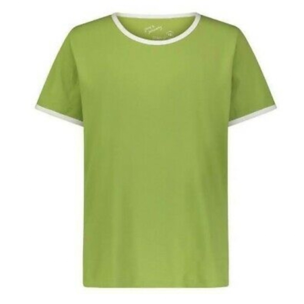 June & January The Grown Up Ringer tee in Avocado size XXL // 2028